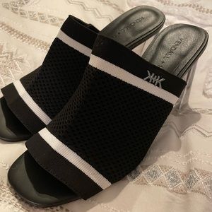 Kylie and Kendall acrylic heel shoes
